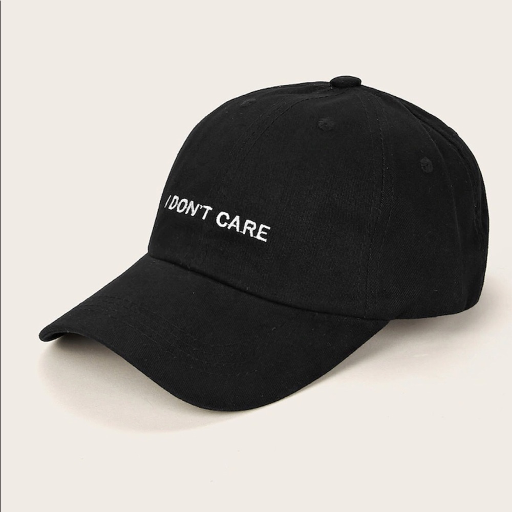 Lettered Embroidered Baseball Cap